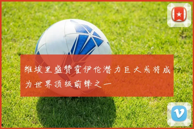 维埃里盛赞霍伊伦潜力巨大或将成为世界顶级前锋之一
